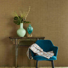333432 Rustic Stripe Emerald Green Wallpaper by Eijffinger