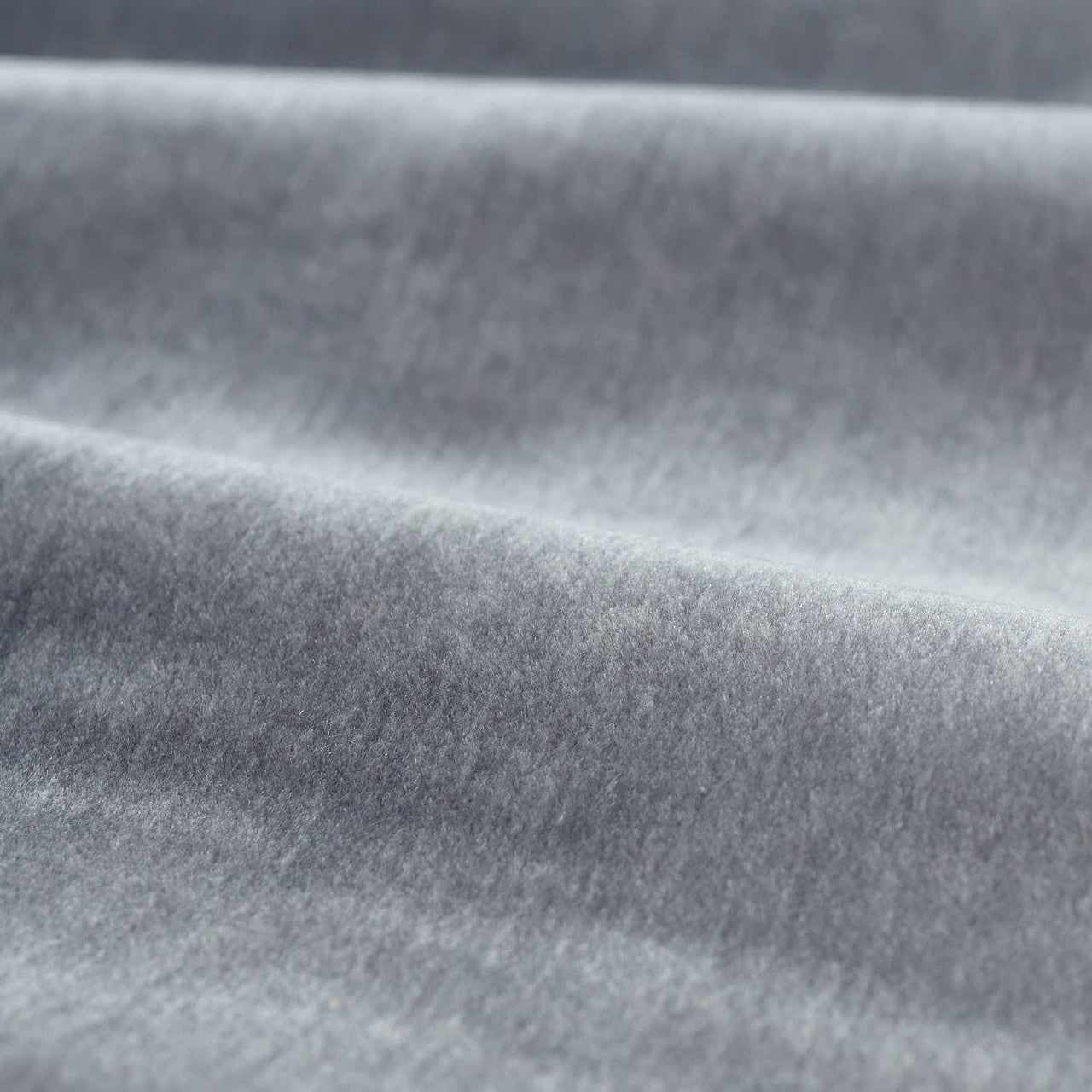 333437 Mohair Luxury Plains Quartz Grey Fabric by Zoffany