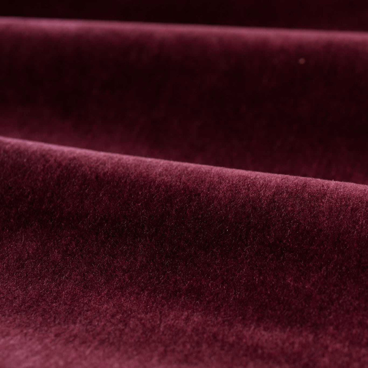 333441 Mohair Luxury Plains Bordeaux Fabric by Zoffany