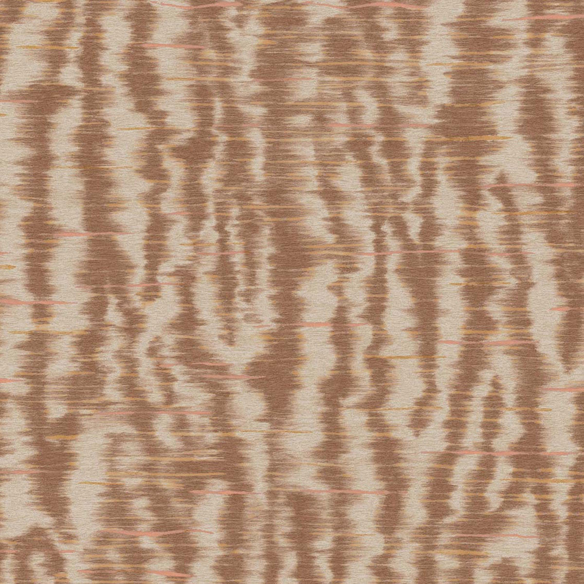 333442 Liquid Wave Emerald Pink, Orange and Terracotta Wallpaper by Eijffinger
