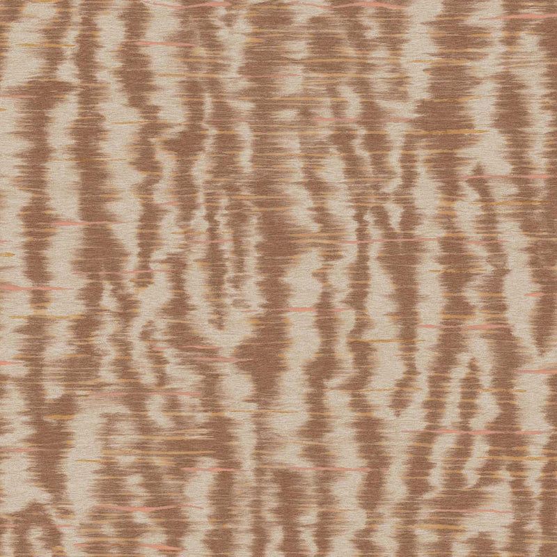 333442 Liquid Wave Emerald Pink, Orange and Terracotta Wallpaper by Eijffinger