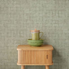 333454 Rustic Check Emerald Green Wallpaper by Eijffinger