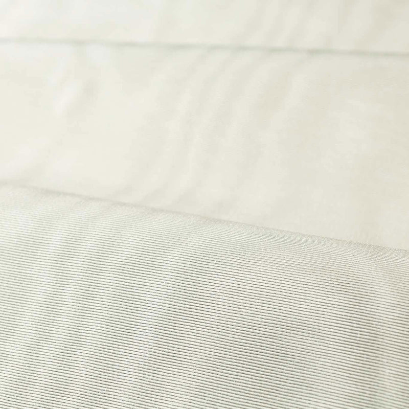 333458 Moiré Luxury Plains Silver Fabric by Zoffany