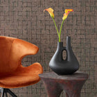 333458 Rustic Check Emerald Brown and Taupe Wallpaper by Eijffinger