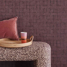 333459 Rustic Check Emerald Red Wallpaper by Eijffinger