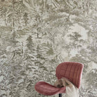 333474 Illustrative Forest Emerald Green Wallpaper by Eijffinger