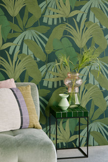 333500 Tropical Palm Green Festival Wallpaper by Eijffinger