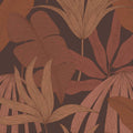Tropical Palm Red Orange Festival Wallpaper by Eijffinger