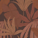 Tropical Palm Red Orange Festival Wallpaper by Eijffinger