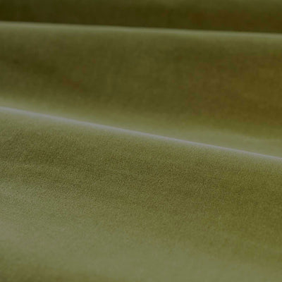 Cotton Velvet Performance Luxury Plains Olive Fabric by Zoffany