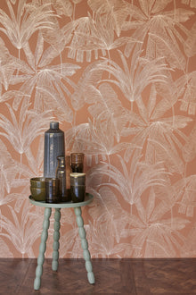 333516 Tropical Leaf Terracotta Festival Wallpaper by Eijffinger