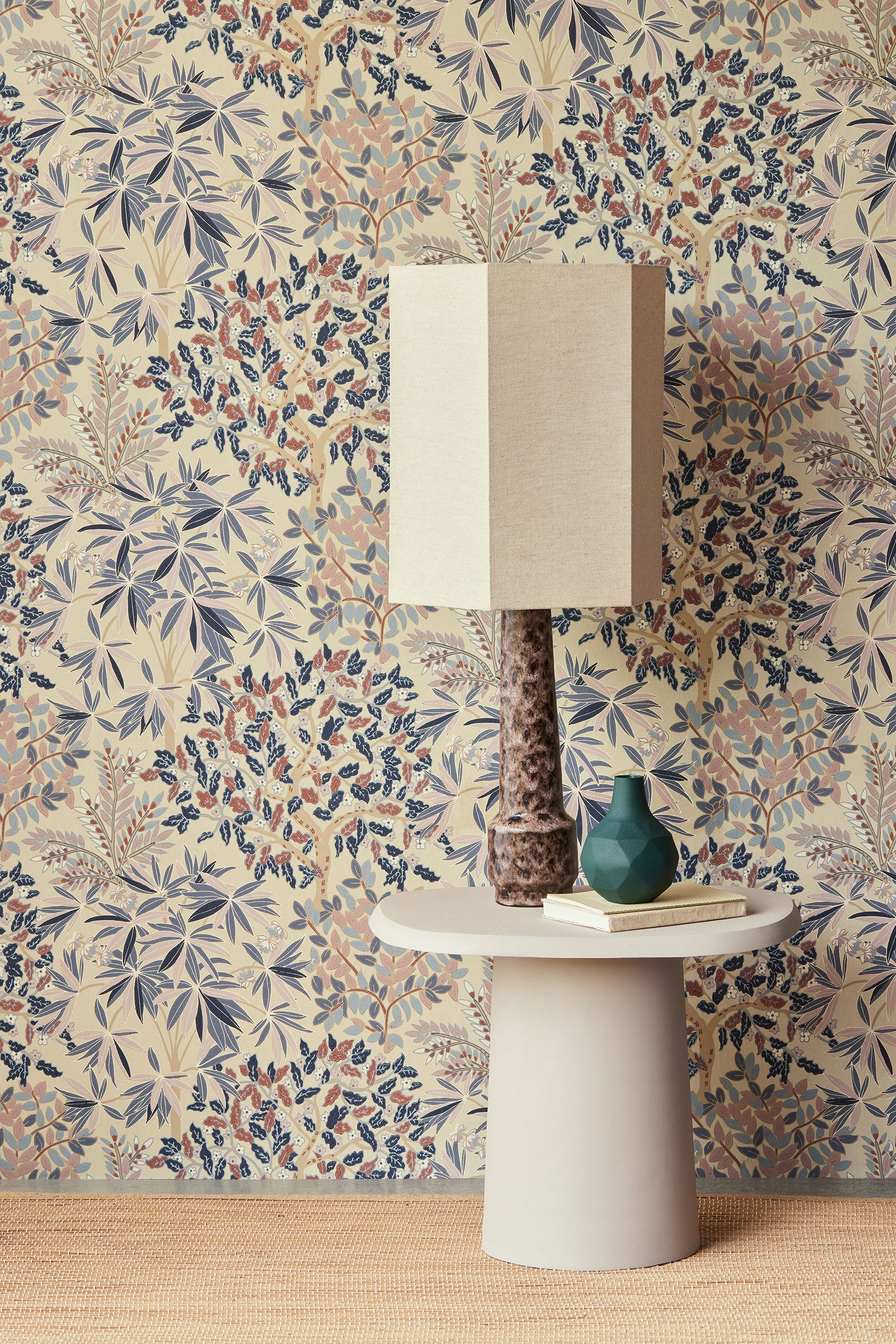 333520 Botanical Bloom Pink Purple Festival Wallpaper by Eijffinger
