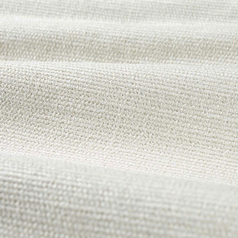 333522 Zoffany Chenille Luxury Plains Perfect White Fabric by Zoffany
