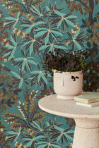 333523 Botanical Bloom Blue Festival Wallpaper by Eijffinger