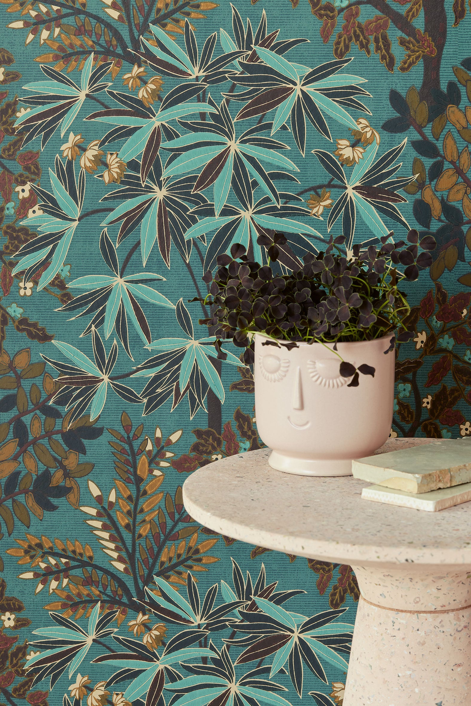 333523 Botanical Bloom Blue Festival Wallpaper by Eijffinger