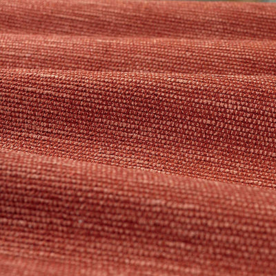 Zoffany Chenille Luxury Plains Venetian Red Fabric by Zoffany