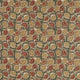Suzani Archive Embroidery Rare Textiles Russet/Sage Green Fabric by Zoffany