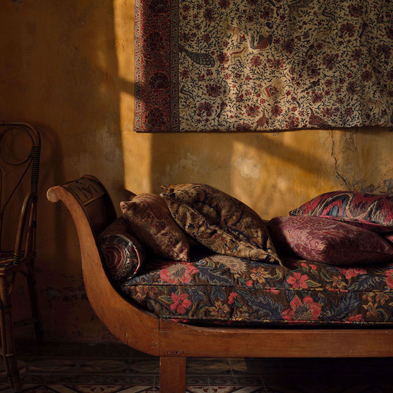 333537 Blostma Tapestry Rare Textiles Tabac Fabric by Zoffany