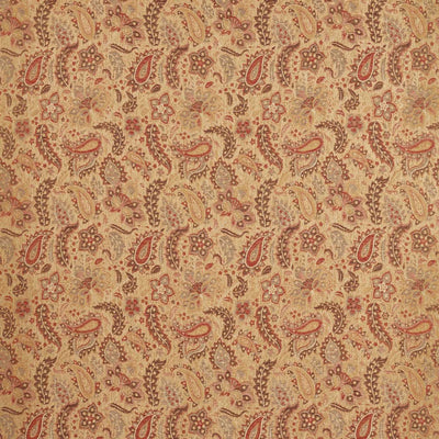Caserta Paisley Rare Textiles Antique Gold Fabric by Zoffany