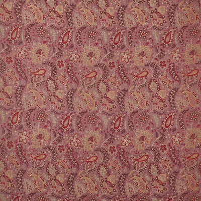 Caserta Paisley Rare Textiles Pale Ruby Fabric by Zoffany