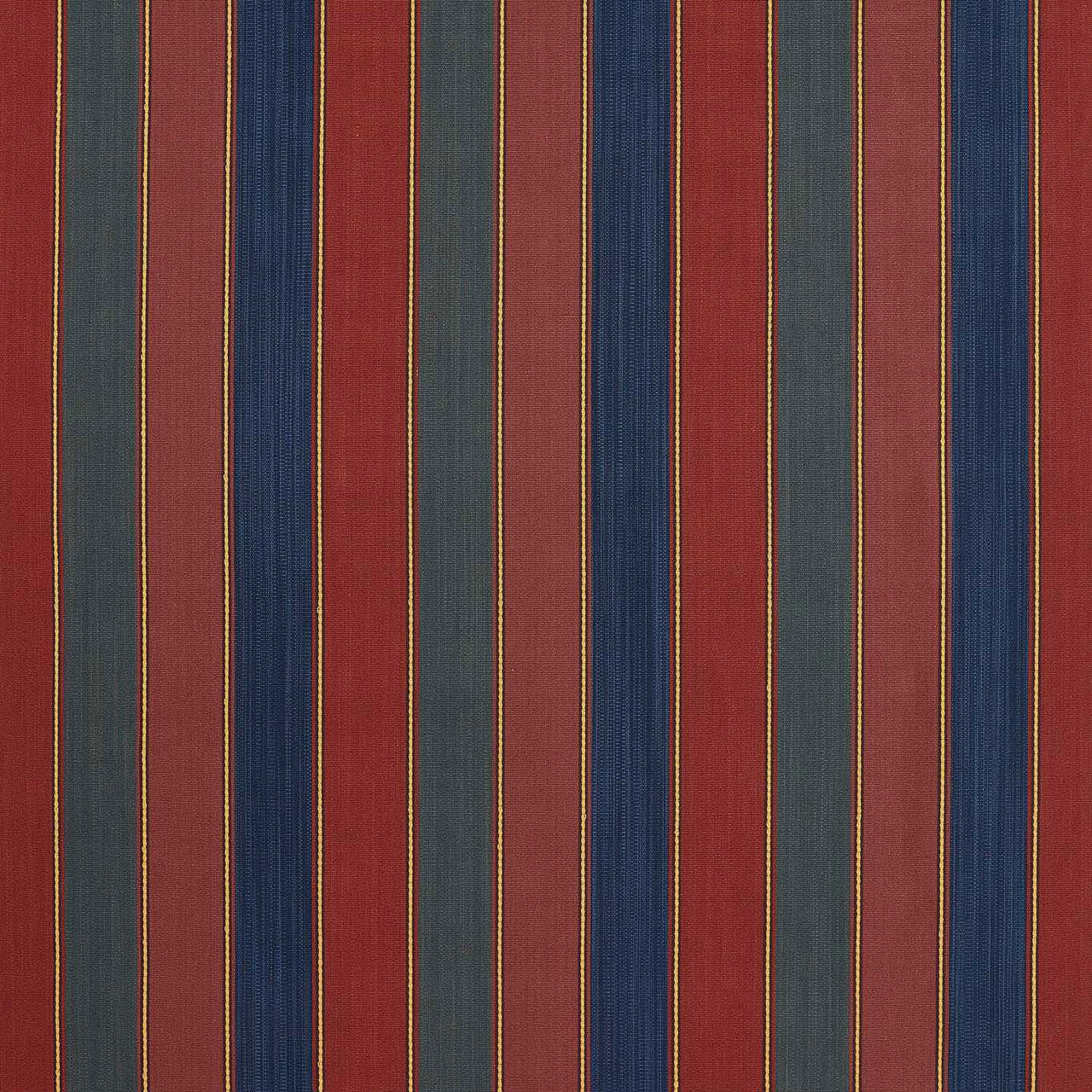 333542 Anatolian Stripe Rare Textiles Madder/Indigo Fabric by Zoffany