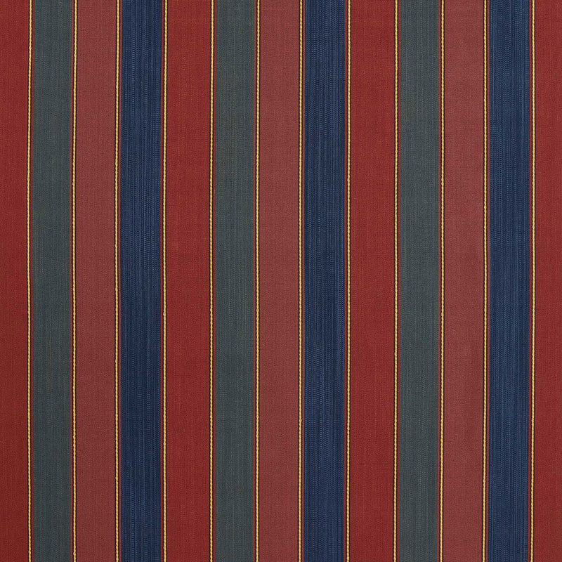 333542 Anatolian Stripe Rare Textiles Madder/Indigo Fabric by Zoffany