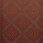 333543 Marquetry Trellis Rare Textiles Venetian Red Fabric by Zoffany