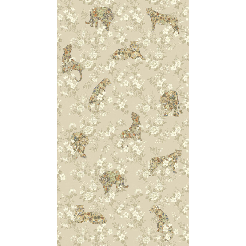 333552 Floral Felines Sand Festival Mural by Eijffinger