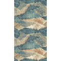 Abstract Waves Blue Festival Mural by Eijffinger