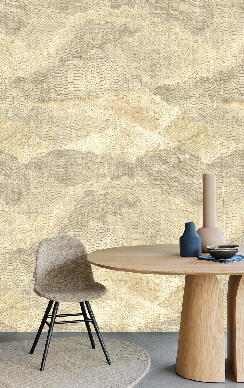 333561 Abstract Waves Sand Festival Mural by Eijffinger