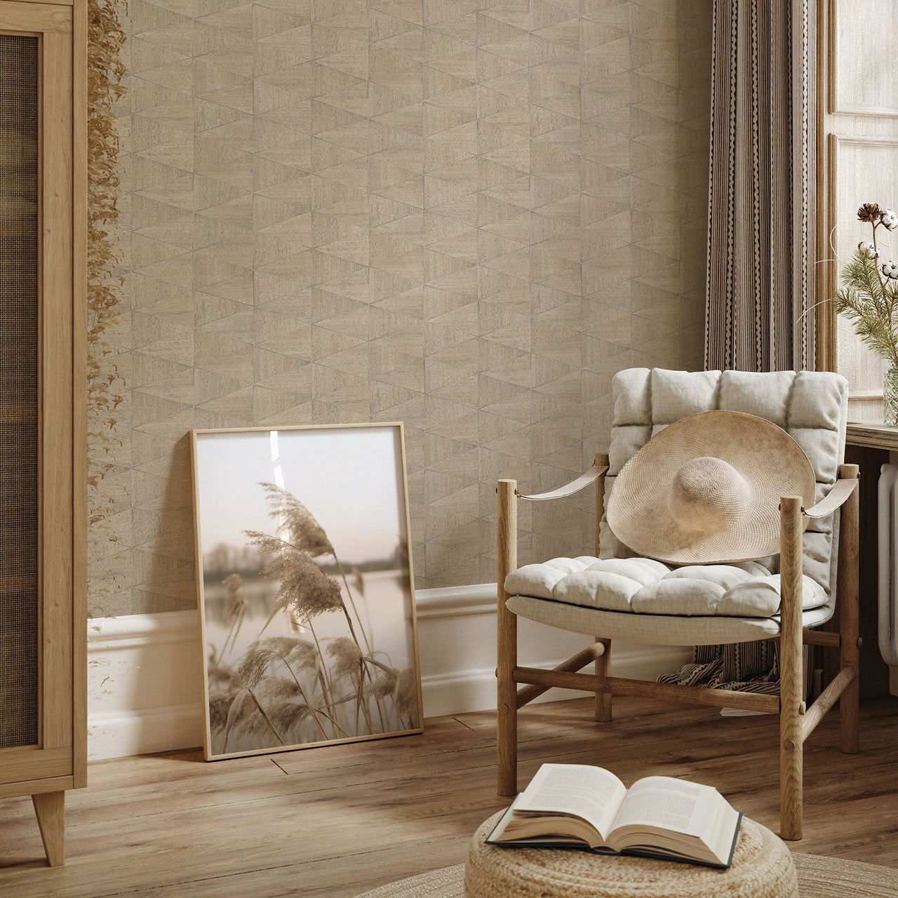 33359 The Woods and Wicker Bronze Brown Wallpaper By Galerie