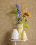 333601 Striped Arches Sand Wallpaper by Eijffinger