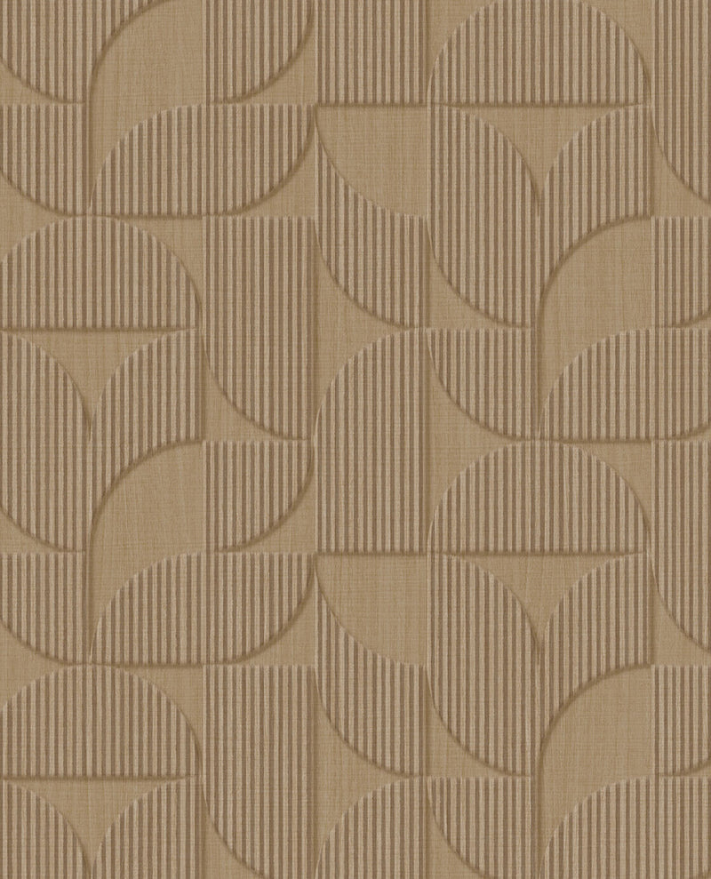 333601 Striped Arches Sand Wallpaper by Eijffinger