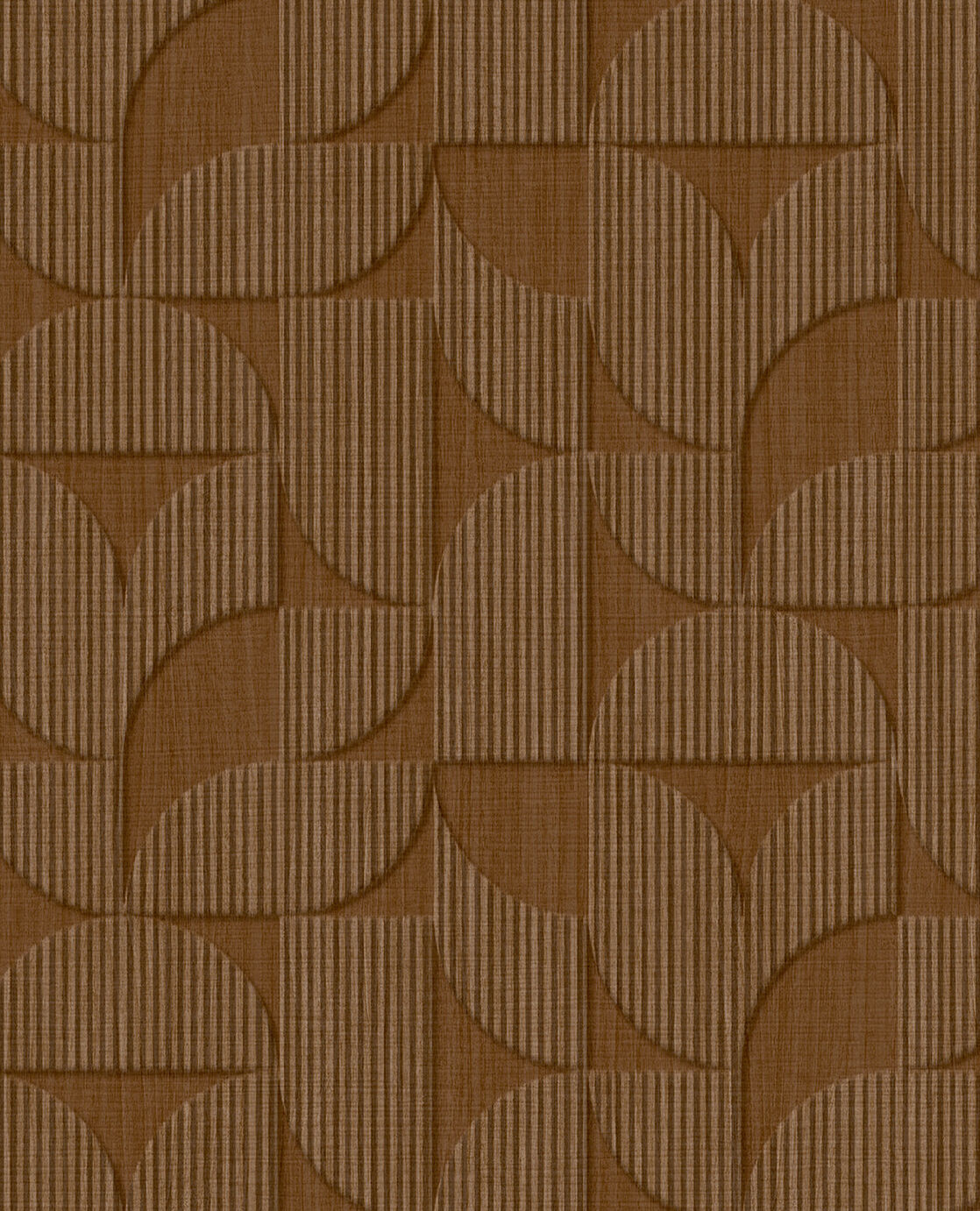333602 Striped Arches Chestnut Wallpaper by Eijffinger