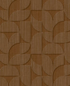 333602 Striped Arches Chestnut Wallpaper by Eijffinger