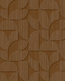 333602 Striped Arches Chestnut Wallpaper by Eijffinger