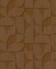 Striped Arches Chestnut Revive Wallpaper by Eijffinger