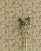 333612 Geometric Arches Sand Wallpaper by Eijffinger