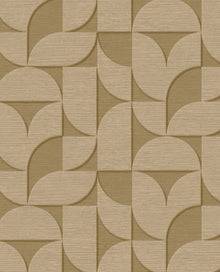 333612 Geometric Arches Sand Wallpaper by Eijffinger