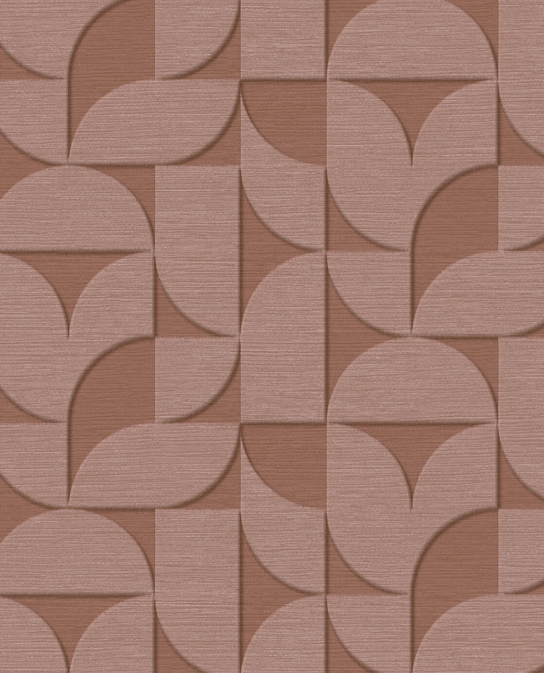 333613 Geometric Arches Terracotta Wallpaper by Eijffinger