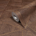 33361 The Woods and Wicker Bronze Brown Wallpaper By Galerie