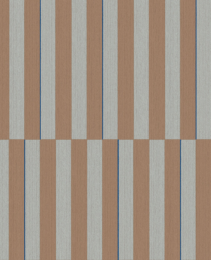 333623 Offset Stripe Sage/Natural Wallpaper by Eijffinger