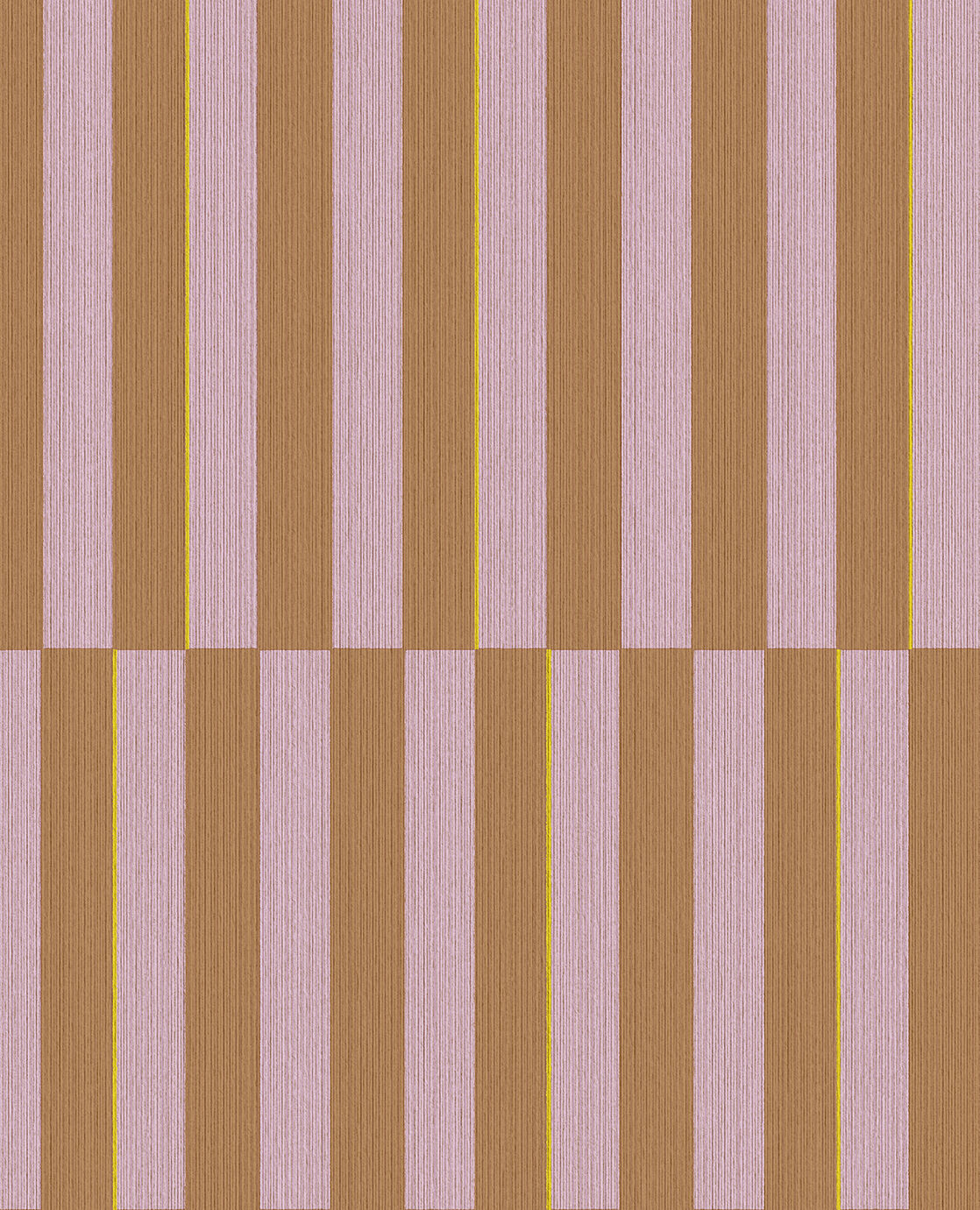 333624 Offset Stripe Pink/Brown Wallpaper by Eijffinger