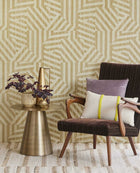333630 Abstract Stripe Natural Wallpaper by Eijffinger