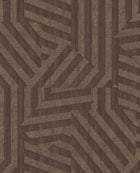 333631 Abstract Stripe Chocolate Wallpaper by Eijffinger