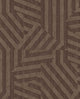 Abstract Stripe Chocolate Revive Wallpaper by Eijffinger