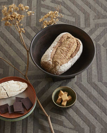 333631 Abstract Stripe Chocolate Wallpaper by Eijffinger