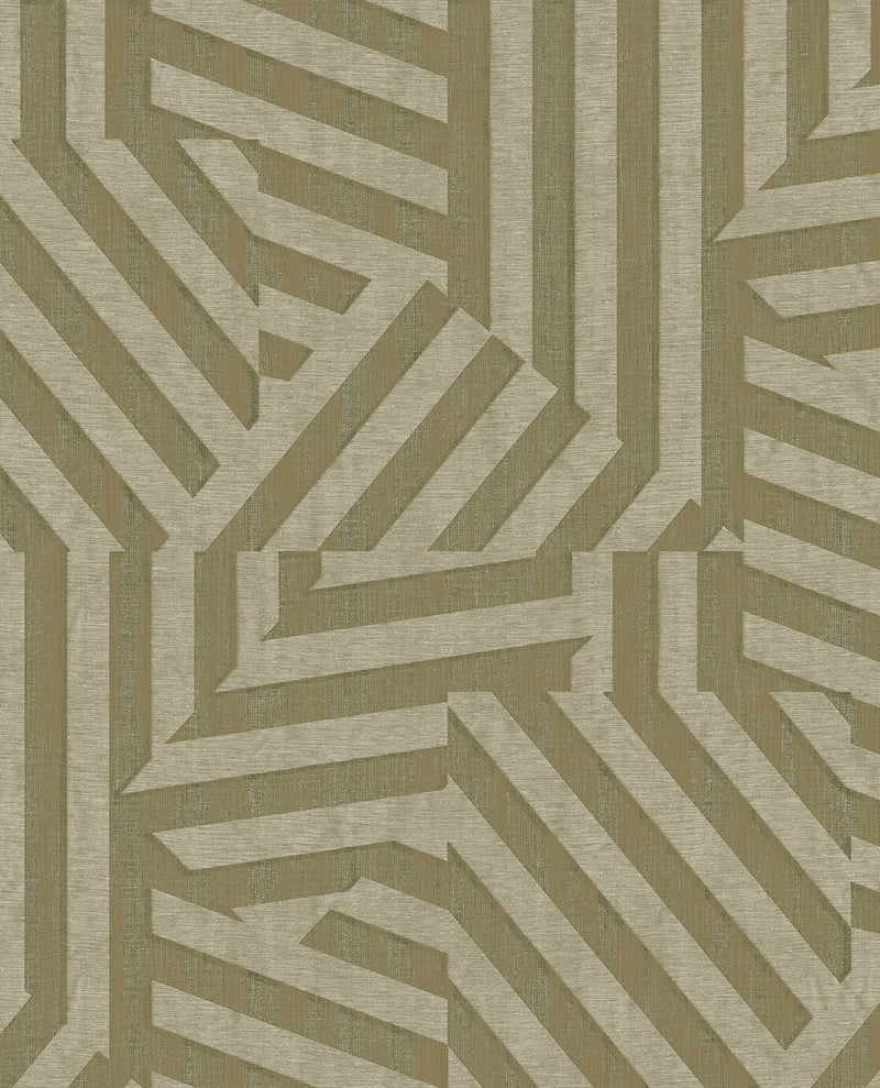 333632 Abstract Stripe Sage Wallpaper by Eijffinger