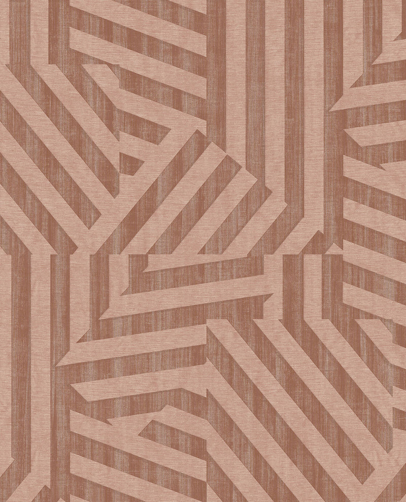 333633 Abstract Stripe Rose Wallpaper by Eijffinger