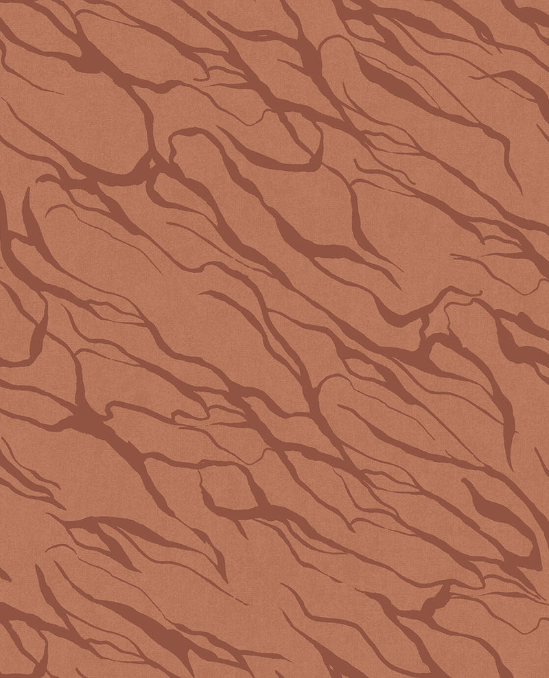 333643 Abstract Lines Terracotta Wallpaper by Eijffinger